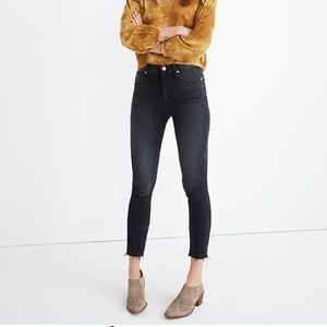 Madewell 10” high rise skinny crop hartland wash